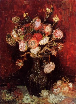 フラワーズ Painting - アスターとフロックスの花瓶 フィンセント・ファン・ゴッホ 印象派の花